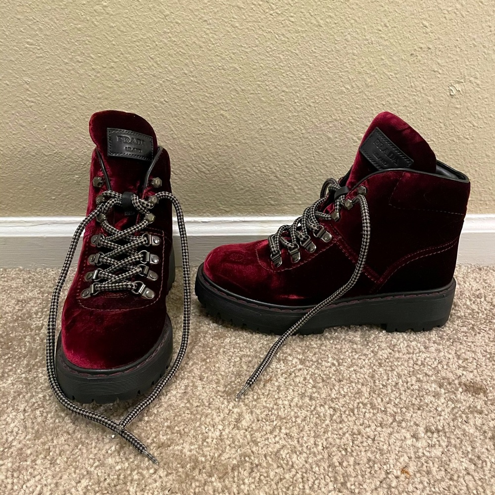 Prada Combat Boots